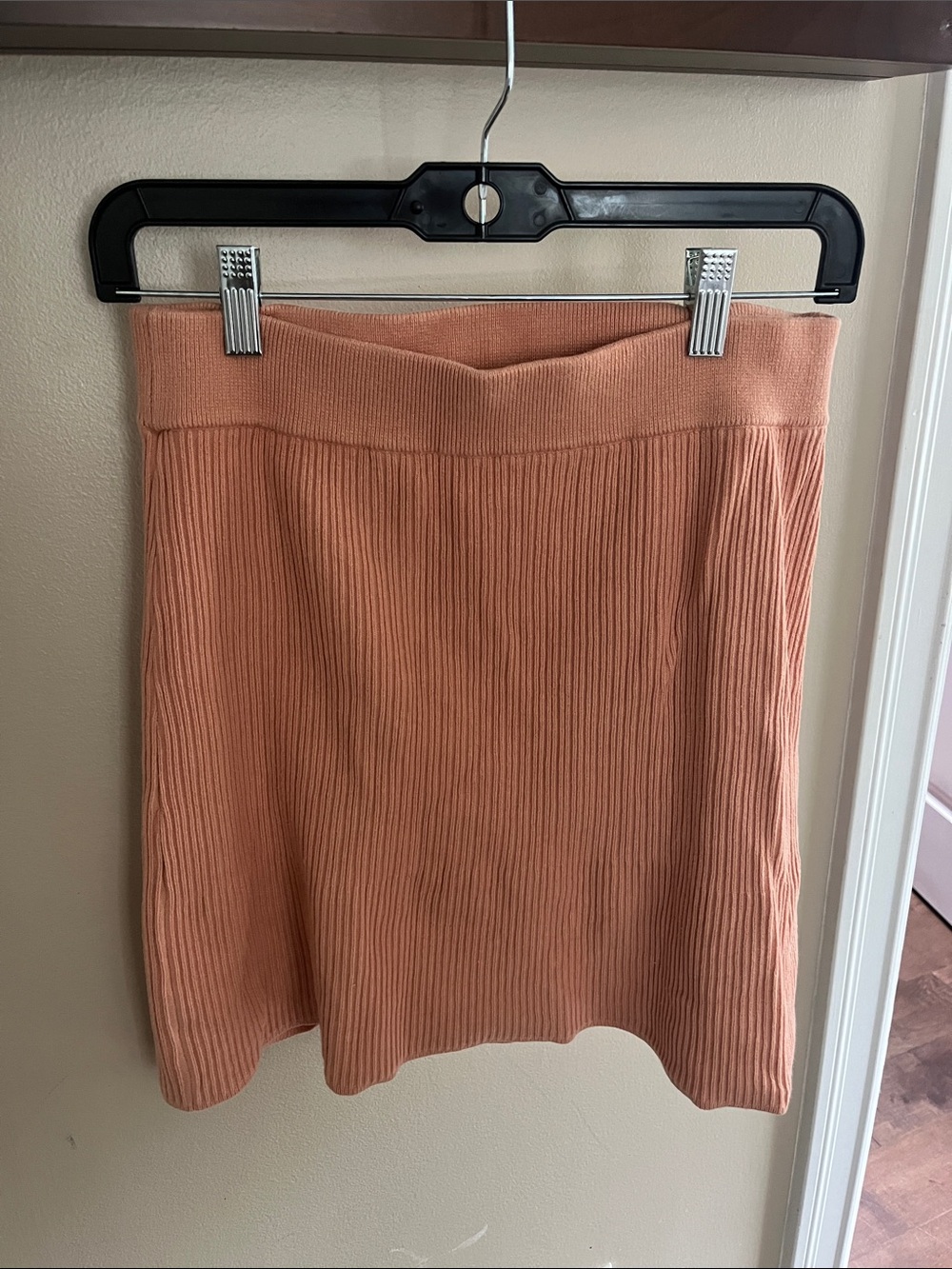 Free people intimately  Ribbed Mini Skirt in Peach